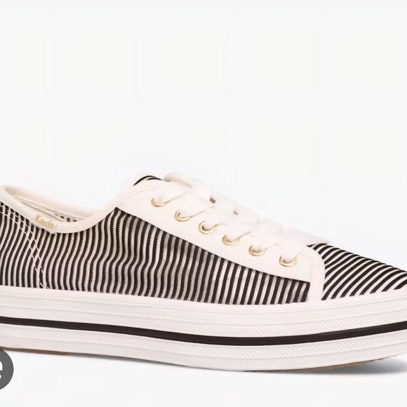 Keds Shoes - Keds Women's Monochrome Striped Sneakers